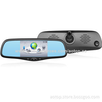 High Quality 1080P 5 inch Bluetooth Handsfree Rear view Mirror Car GPS with DVR for BMW MININew